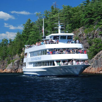 1000 island boat cruise parry sound