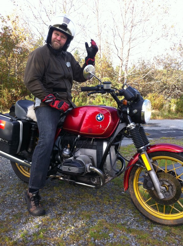 Brian James on Moto