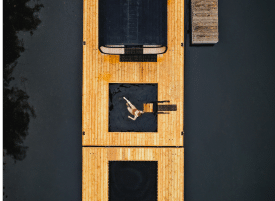 Floathaus Gravenhurst cold plung sauna