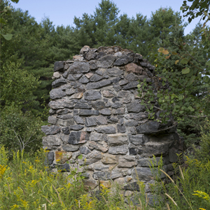 Rock Foundation on Trail