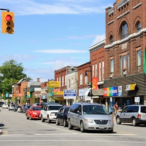 downtown parry sound street - The Great Canadian Wilderness