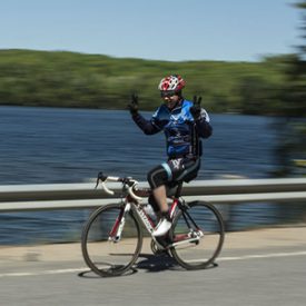 spin the lakes cyclist riding
