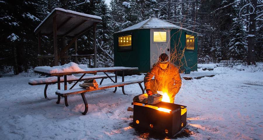 yurts in algonquin park