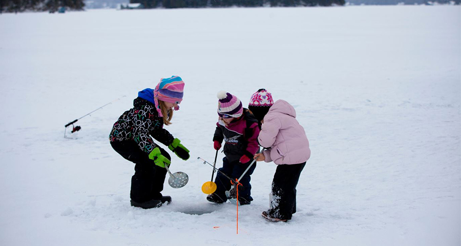 Ice Fishing Just North of Toronto: As Canadian As It Gets