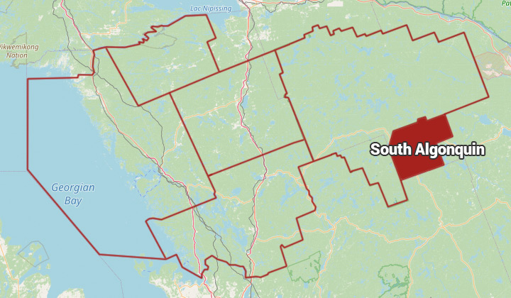 Map of South Algonquin