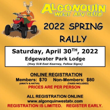 Algonquin West ATV Club Spring Rally event listing image