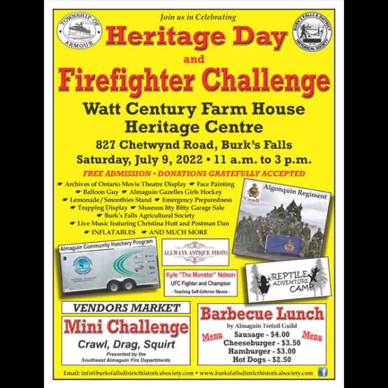 Burk's Falls Heritage Day 2022 The Great Canadian Wilderness