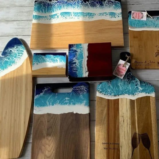 DP Woodworking Epoxy Art Charcuterie The Great Canadian
