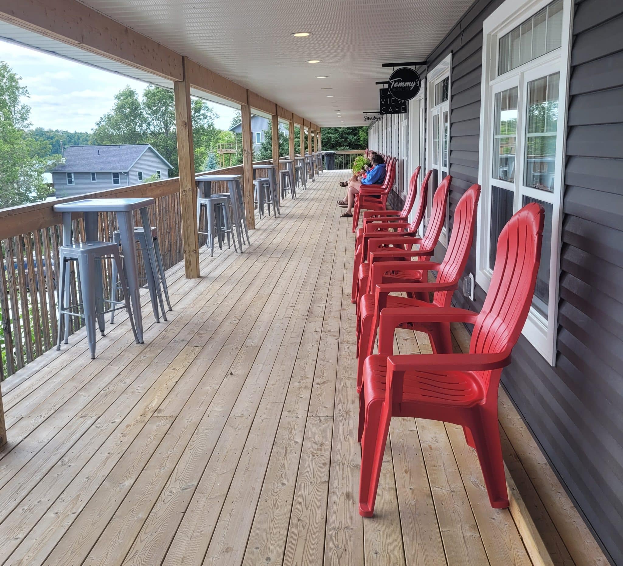 Outdoor Dining in Fall Crisp Air & Great Food