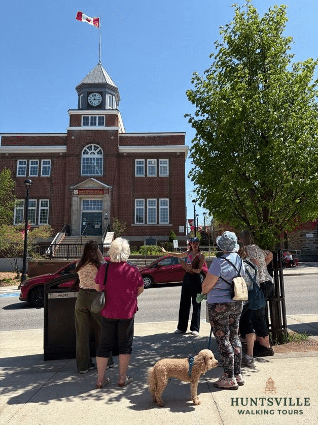 Huntsville Walking Tours in front of city hall