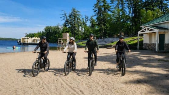 ai image of ebikes in gravenhurst